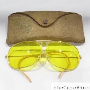 RAY BAN B&L Bausch & Lomb Kalichrome/Yellow Bullet Hole 1/10 12K GF SHOOTERS